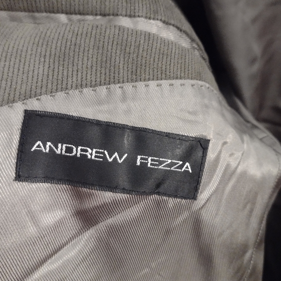 Andrew Fezza Classic Gray Blazer Size 48 L.... - Picture 6 of 11